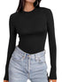 3er-Pack Thermo-Langarmshirts für Damen | Eng anliegendes Winter-Baselayer-Shirt